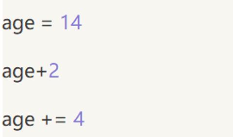 <p>下列语句依次运行后&#xff0c;变量age的值是什么?<span data-tex=""> </span></p>