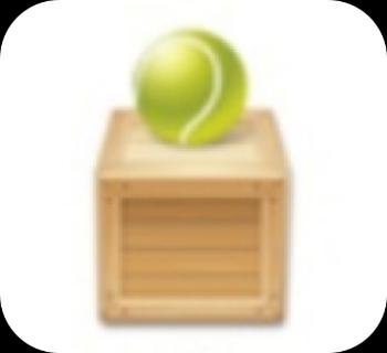 <p>____ the box</p>