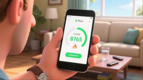 <p>“爸爸的运动步数”图片里的记录方式是什么？</p>