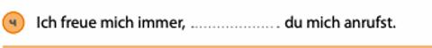 <p>weil, wenn oder denn?</p>