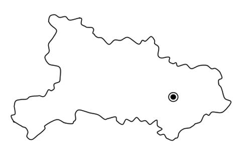 <p>下列四个车牌，归属于下图轮廓的省区的是 </p>