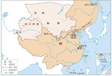 <p>下图为《明朝形势图&#xff08;1433年&#xff09;》&#xff0c;据图可知&#xff08;      &#xff09;</p>