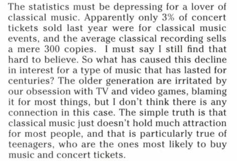 <p>How does the writer feel about the statistics she mentions in this paragraph?</p>