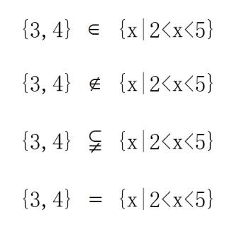 下列两个集合关系正确的是（）
