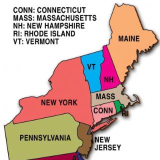 Which of the following is from New England?