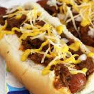 Which topping is usually put on a Coney dog?