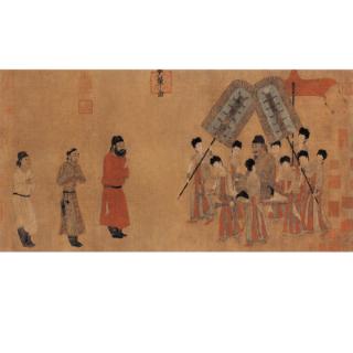 阎立本的《步辇图》是唐朝实行开明的民族政策的见证。它形象地描绘唐与下列哪一民族政权的密切关系