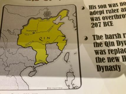 <p>The harsh rule of the Qin Dynasty was replaced by the new _______ Dynasty？</p>