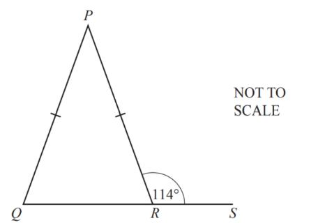 <p>What is the mathematical name of triangle PQR?</p>