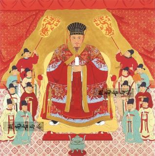 <p>中原政权皇帝中第一个接受外族册封的是谁？</p>