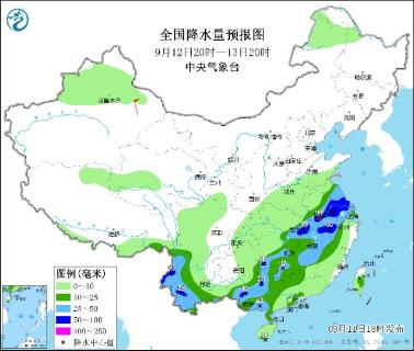 <p>这是今天的全国降水量预报图，它主要运用了哪种数据形式？</p>