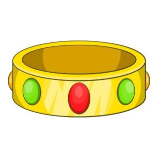 <p>The queen wears a ________ around her wrist.</p>