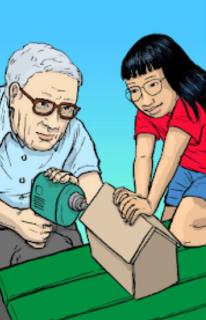 <p>What are they doing in the picture?</p>