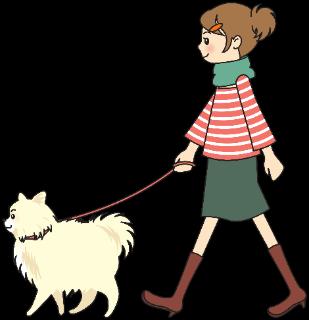 <p>Was she walking her dog?</p>