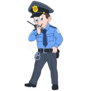 <p>The police officer was . . . </p>
