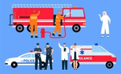 <p>The emergency services were . . . </p>