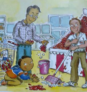 <p>What happens in this picture?</p>