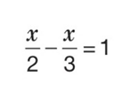 <p>Solve it for x.</p>