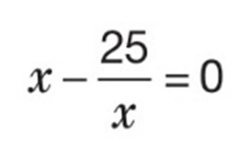 <p>Solve it for x.</p>