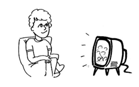 <p>Are you _________ TV?</p>