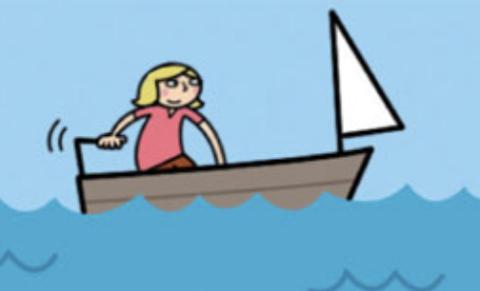 <p>Are you _____ a boat?</p>