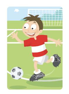 <p>He is playing _________.</p>