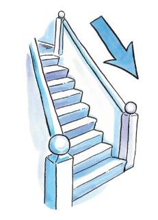 <p>_ _ _ _stair_ </p>