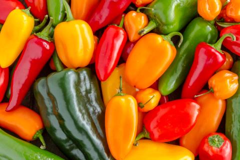 <p>You might buy the red, green and yellow peppers even though they are not on your shopping list, for all the reasons except(X) that(      )</p>