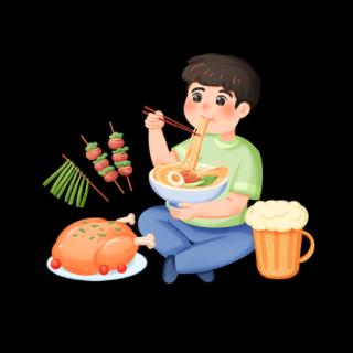 <p>你（chī-eat.）什么？</p>