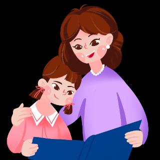 <p>我们一起（dú-read)书。</p>