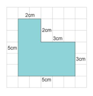 <p>Calculate the perimeter of this shape.</p>