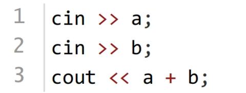 <p>成功执行下面的C++代码，先后从键盘上输入5回车和2回车，输出是（ ）。<span data-tex=""> </span></p>