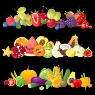 <p>这些水果很____。</p>