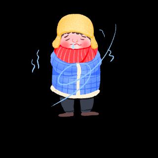<p>今天好（lěng-cold）啊</p>