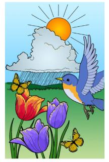 <p>This is spring.</p>