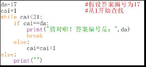 <p>该程序代码中，break是什么意思？</p>