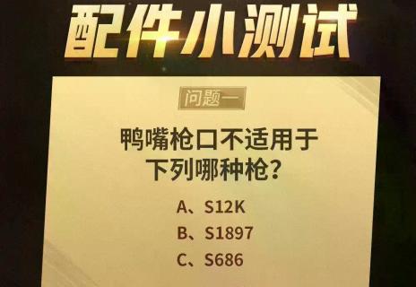 <p>《和平精英》中鸭嘴枪口不适用于以下哪种枪?</p>