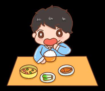 <p>我（zài-in the process of doing sth）吃饭呢。</p>