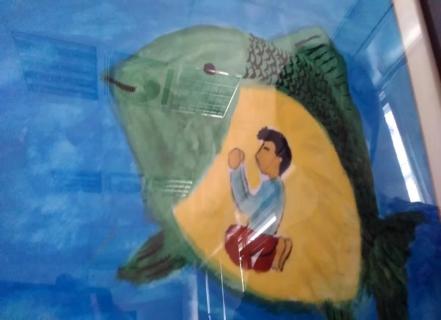 <p>图中的先知是？</p>