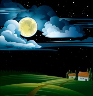 <p>wănshang-night/evening</p>