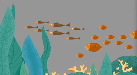 <p>这条河里有很多（yú - fish）</p>