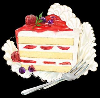 <p>你饿吗？先吃一块_____(dàn'gāo-cake)吧！</p>