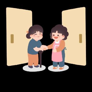 <p>她跟（línjū - neighbor）的关系非常好。</p>