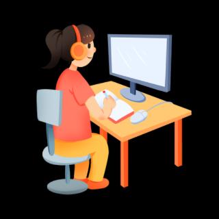 <p>他（shàngwǎng - get online）学习。<span data-tex=""> </span></p>