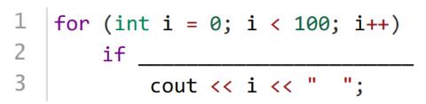 <p>下面C++代码执行后，将输出能被2整除且除以7余数为2的数。下列选项不能实现的是（）。<span data-tex=""> </span></p>