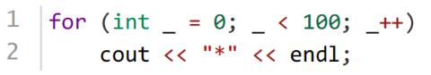 <p>下面C++代码执行时将报错，因为_<i>所在位置应该是变量名，而_</i>不可以做变量名。（ ）<span data-tex=""> </span></p>