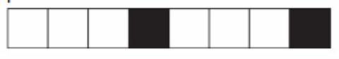 <p>What is the ratio of white squares to black squares?</p>