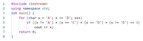 <p>执行以下 C++语言程序后，输出结果是（）。<span data-tex=""> </span></p>