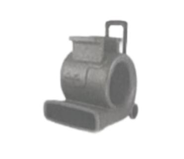 <p>小明和妈妈到一家商场购物，小明发现洗手间地上有点潮湿，地面上还有一个所示的鼓风机在不停地工作，这是因为鼓风机有</p>