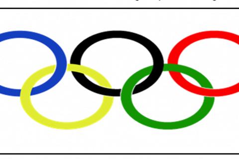 Match（连一连）： Colours  in Olympic flag 奥林匹克国旗中品颜色